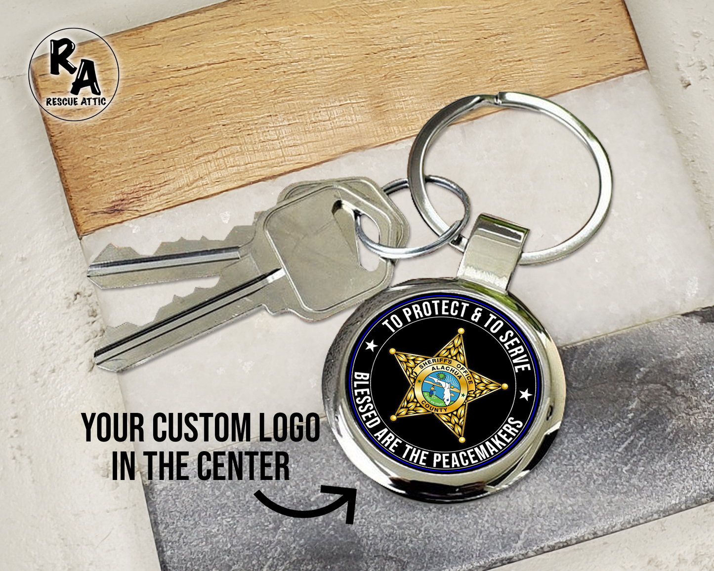 Custom Logo Blessed Are The Peacemakers