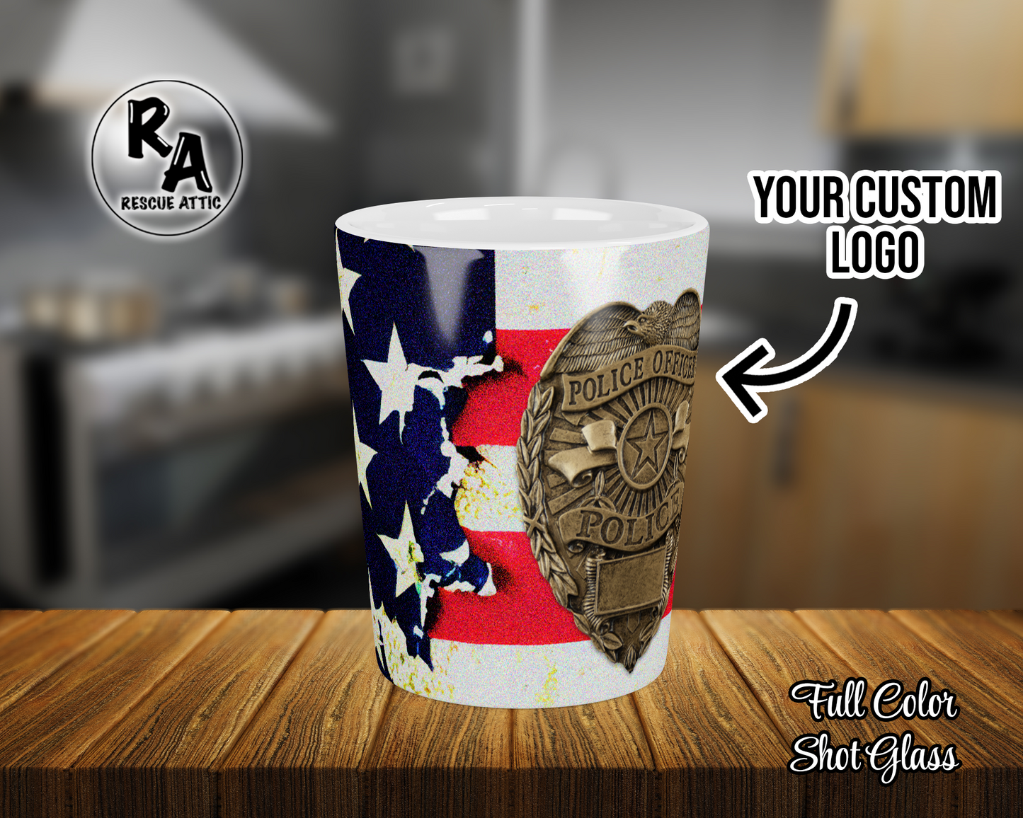 Custom Logo American Flag