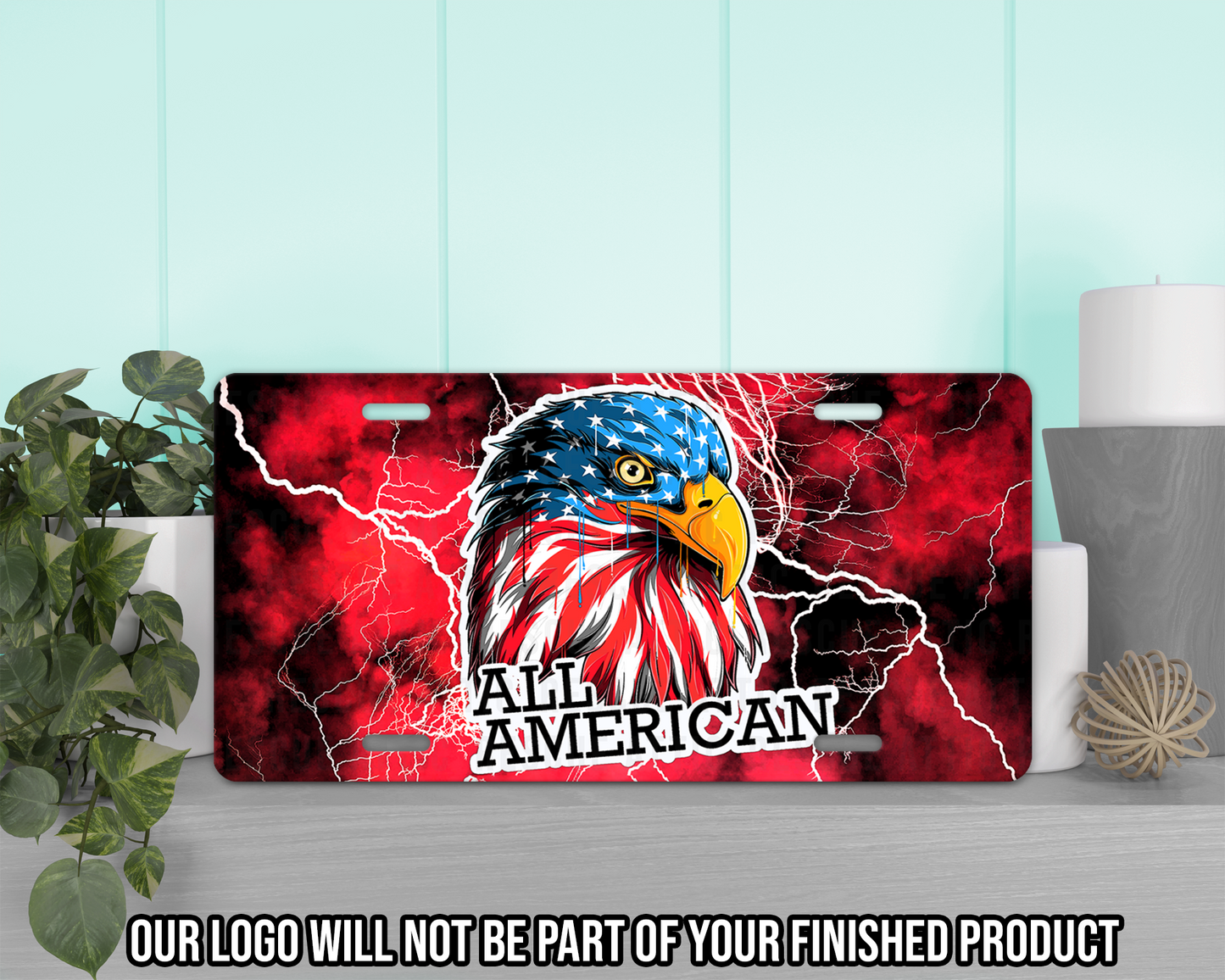 All American Eagle Vanity Tag