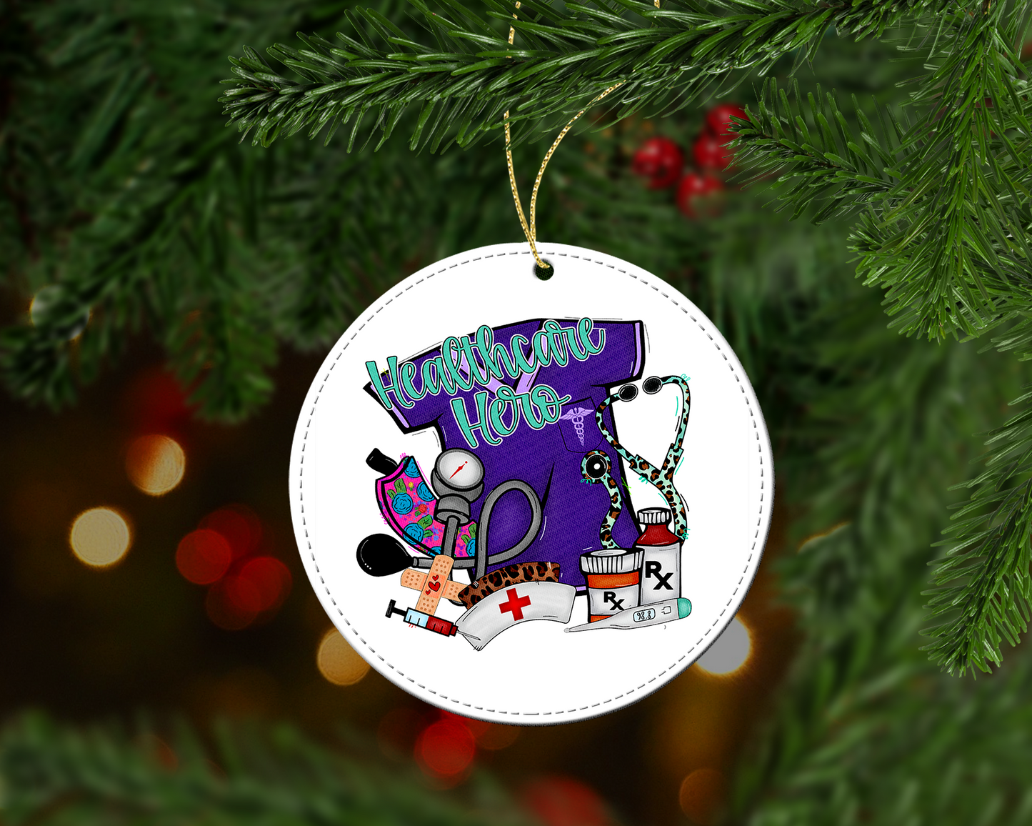 Healthcare Hero Christmas Ornament