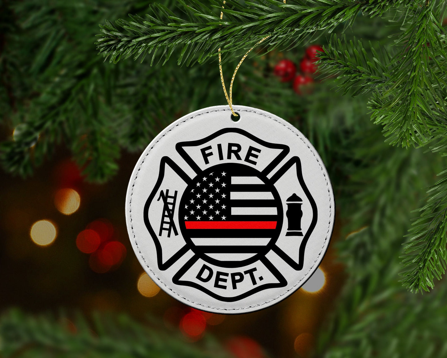 Maltese Cross Christmas Ornament