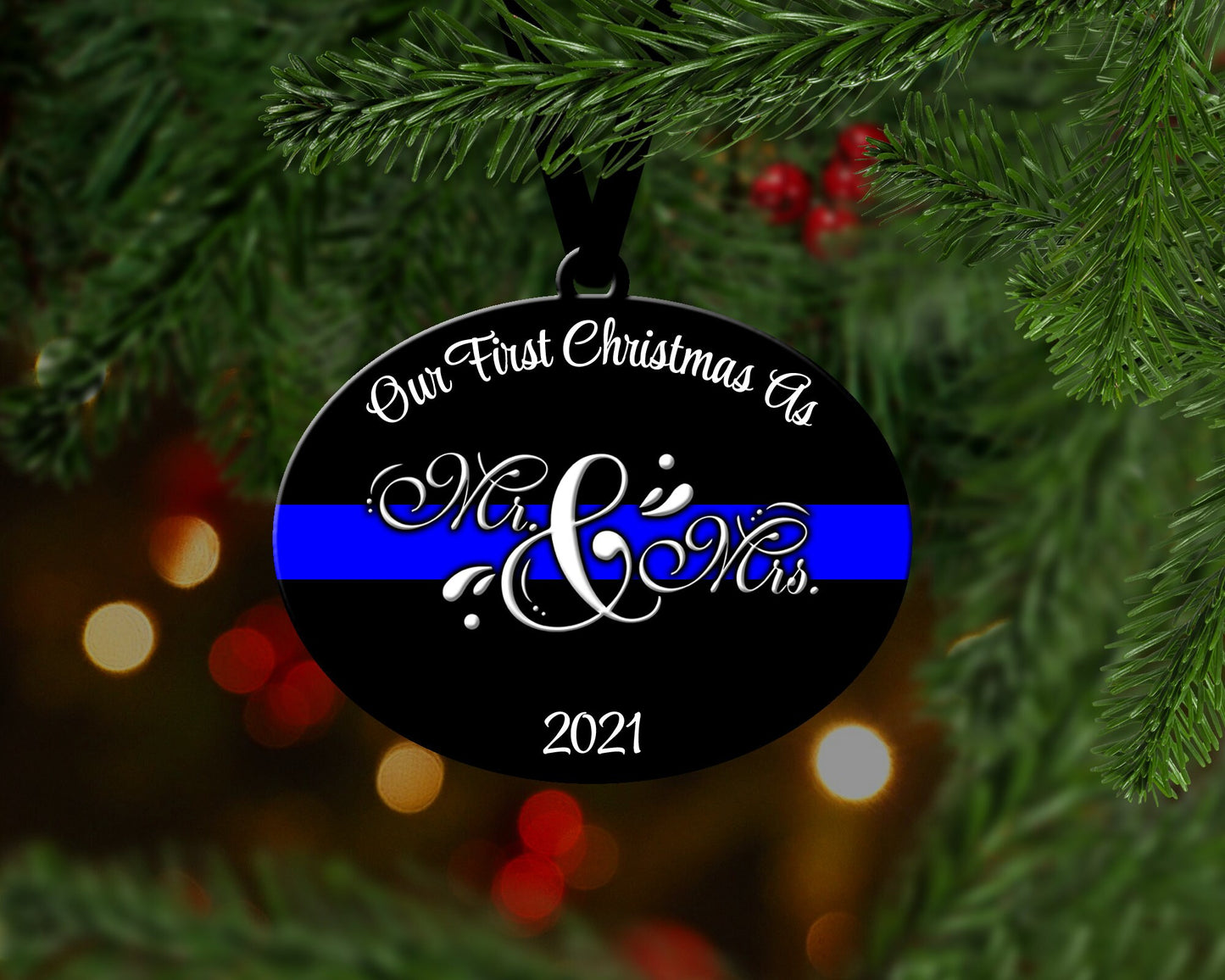 New Couple Thin Blue Line