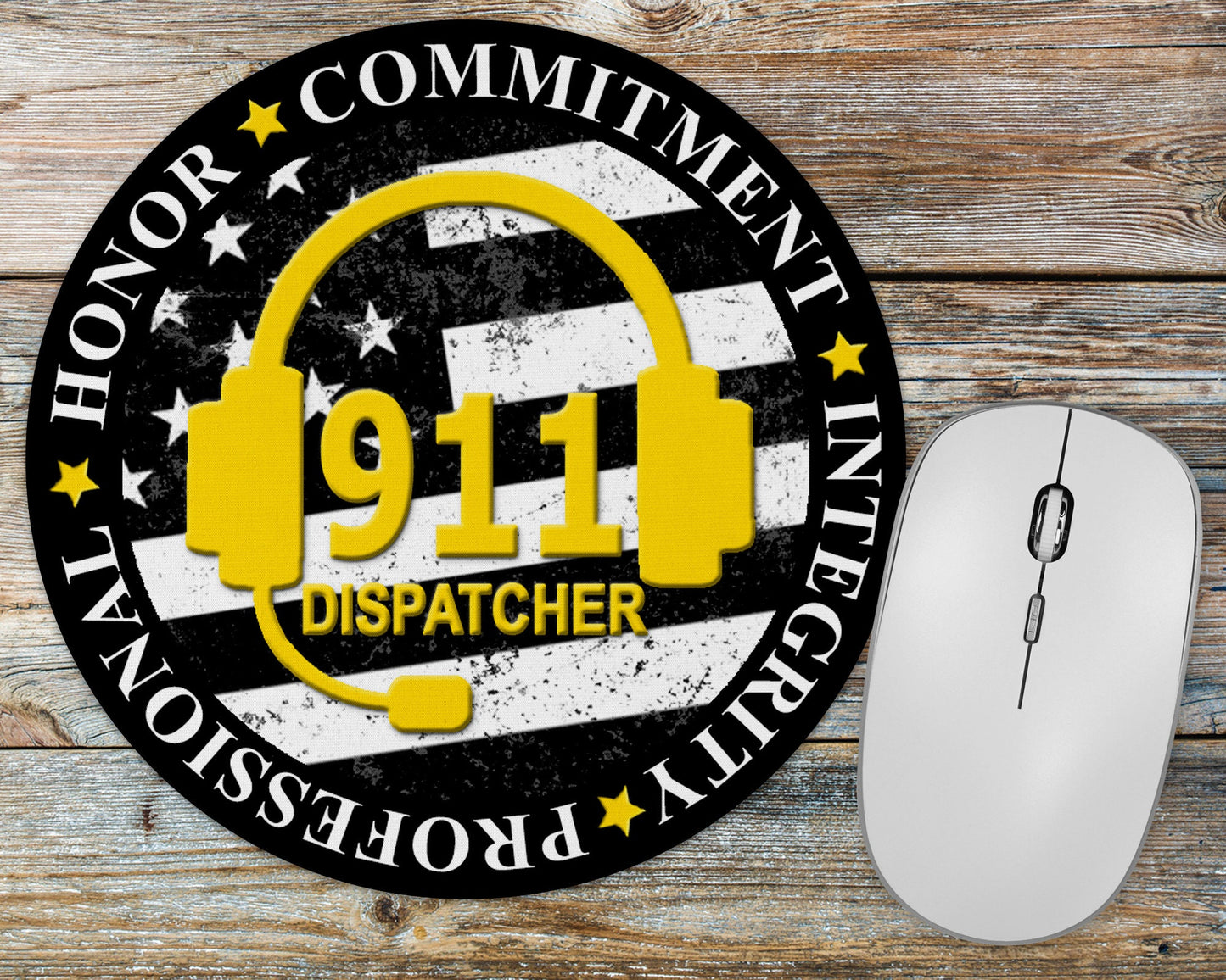 911 Dispatcher Mousepad