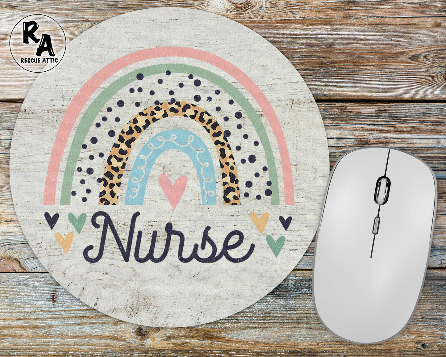 Nurse Rainbow Mousepad
