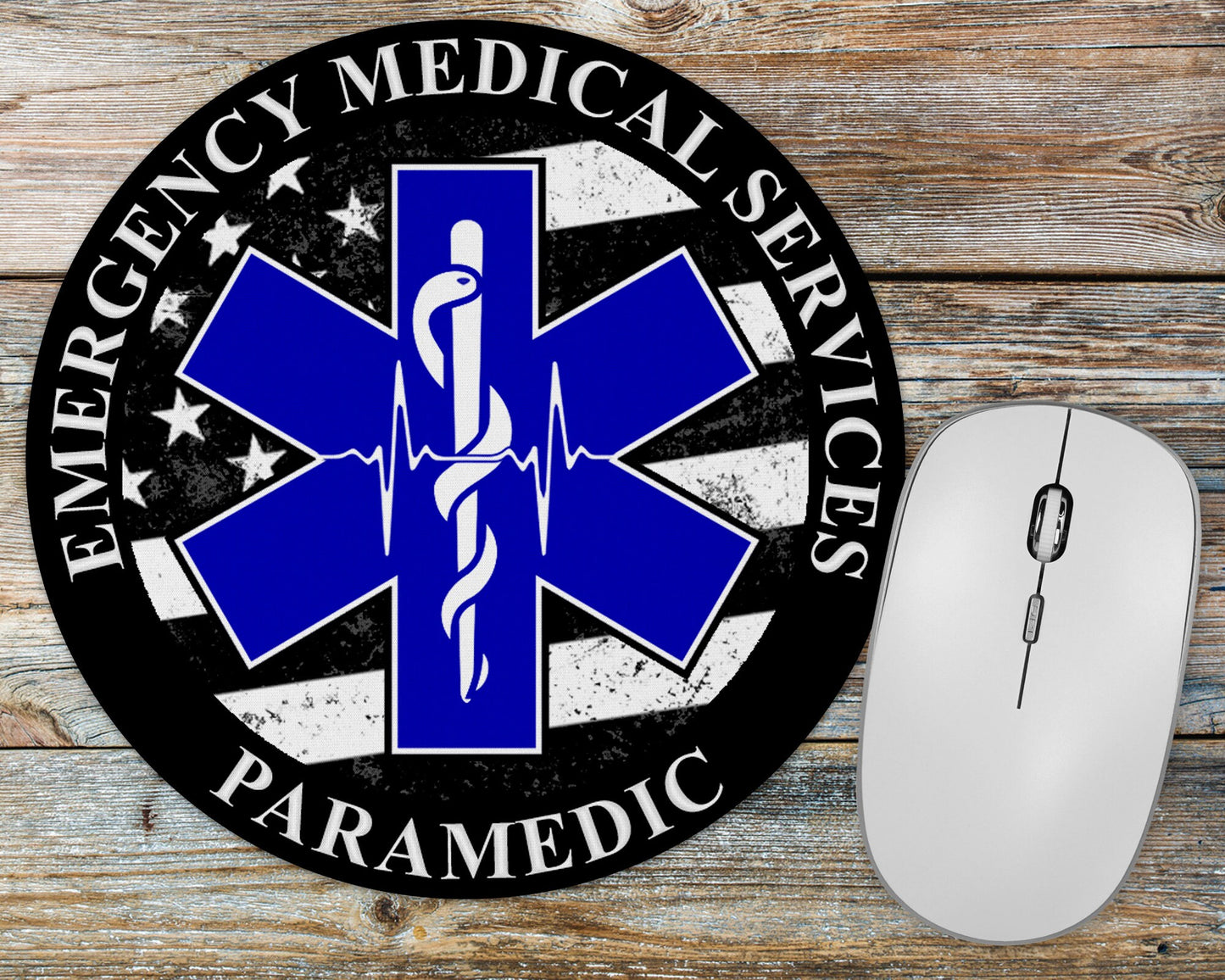 Paramedic Star of Life Mousepad