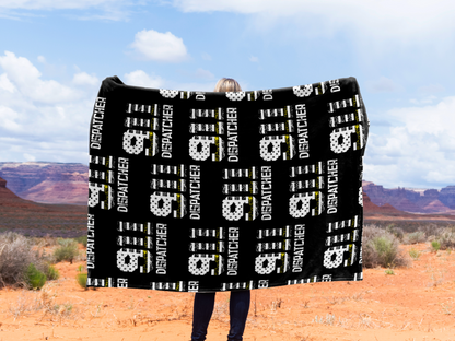 911 Dispatcher Plush Velveteen Blanket