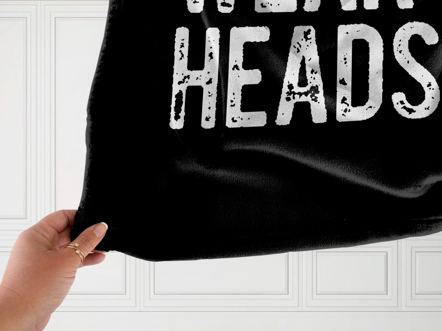 Some Heroes Wear Headsets Plush Velveteen Blanket