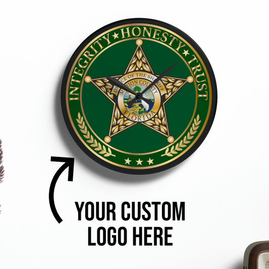 Custom Logo Acrylic Wall Clock