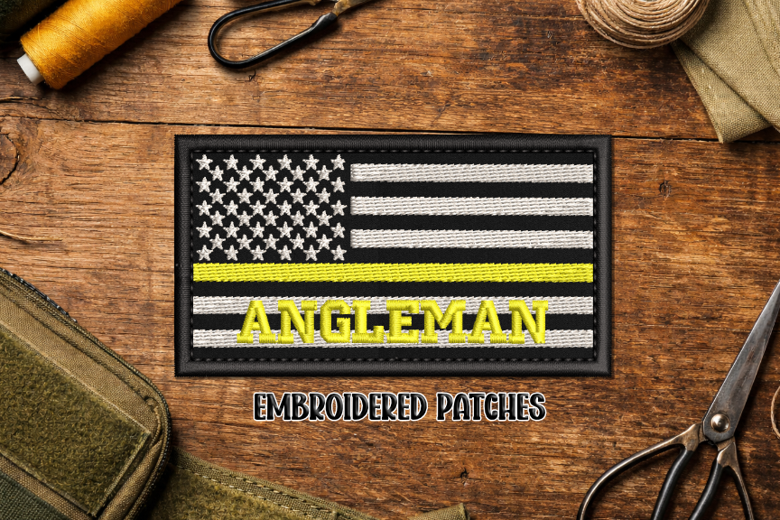 Personalized Dispatcher Flag Embroidered Patch