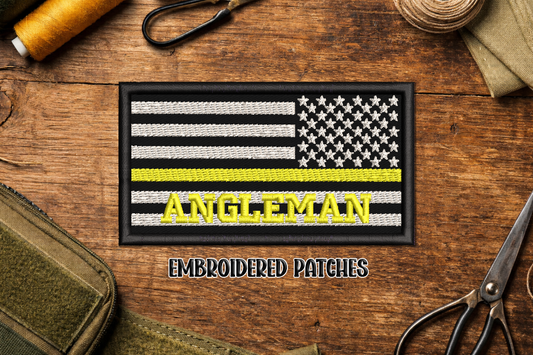 Personalized Dispatcher Flag Embroidered Patch