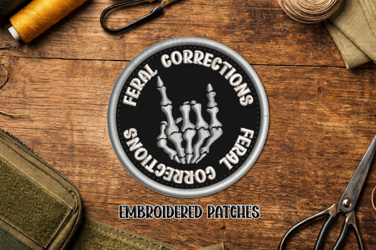 Feral Corrections Officer Embroidered Patch