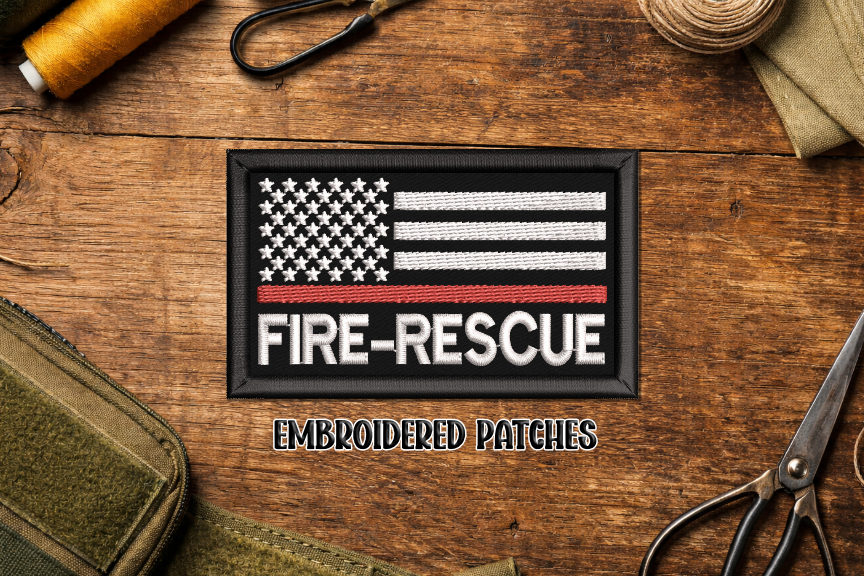 Fire Rescue Embroidered Patch