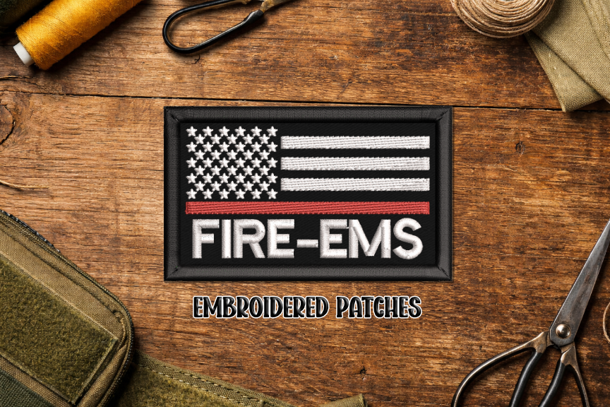 Fire EMS Embroidered Patch