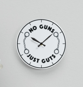No Guns Just Guts Cuffs
