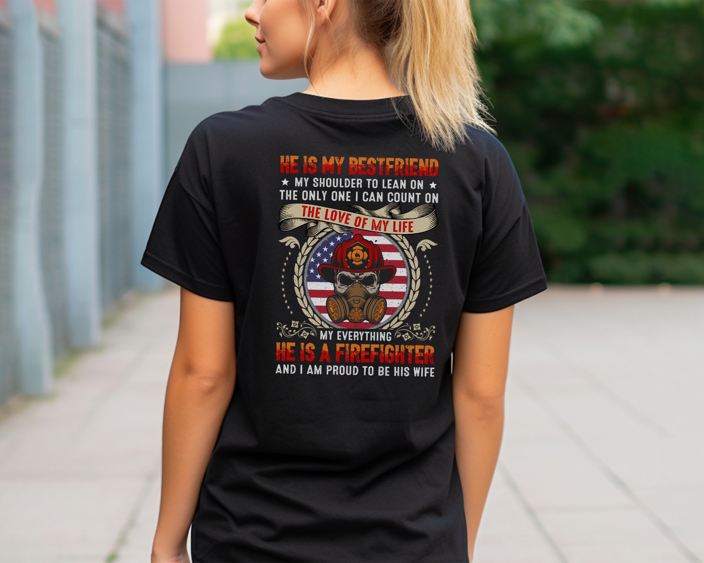 Firefighter Husband Best Friend Shirt