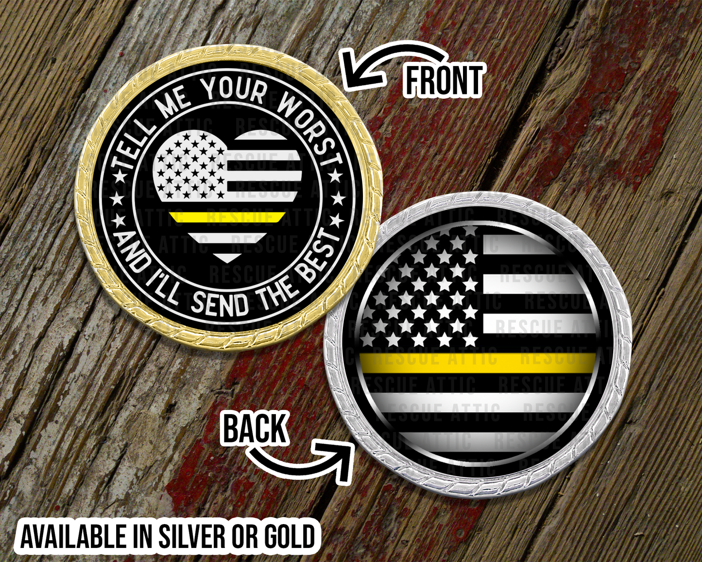 Tell Me Your Worst Dispatcher Challenge Coin