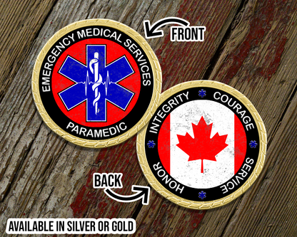Canadian Paramedic Challenge Coin