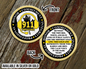 Canadian Flag Dispatcher Prayer Challenge Coin