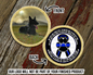 Custom Blue Line K9 Challenge Coin