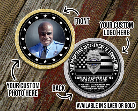 Thin Gray Line Memorial Challenge Coin