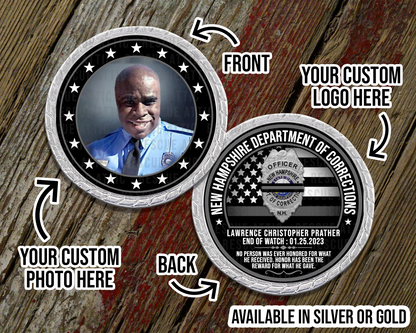 Thin Gray Line Memorial Challenge Coin