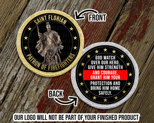 Saint Florian Challenge Coin
