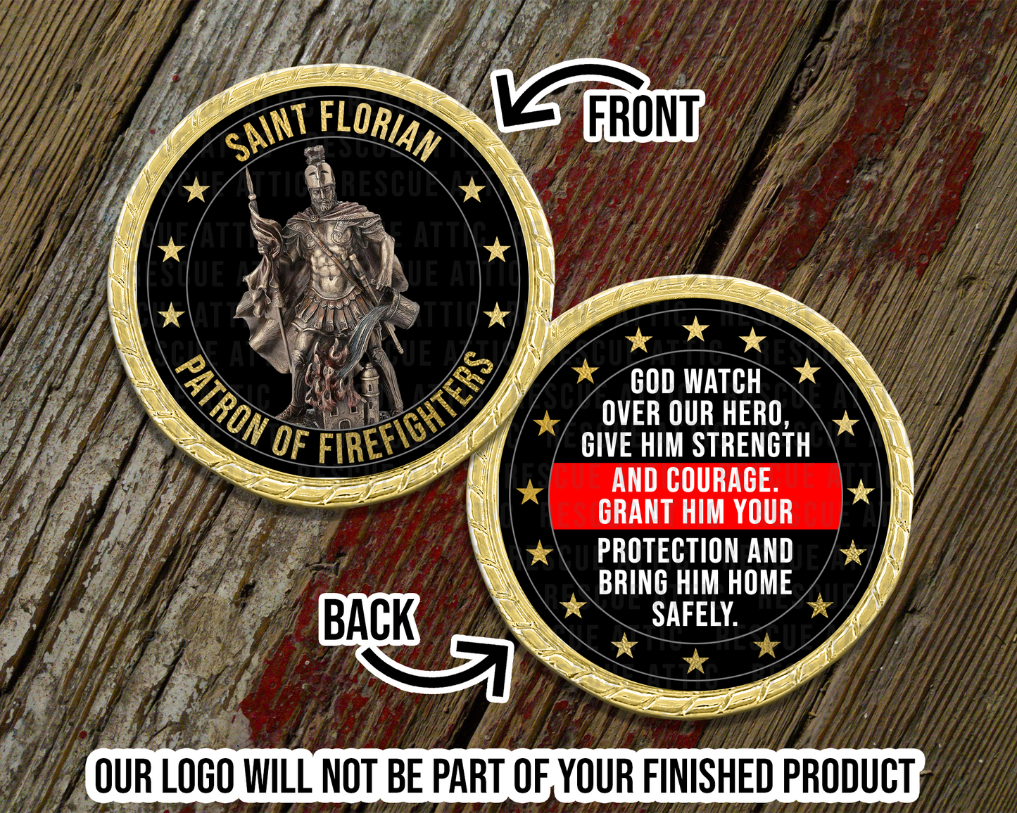Saint Florian Challenge Coin