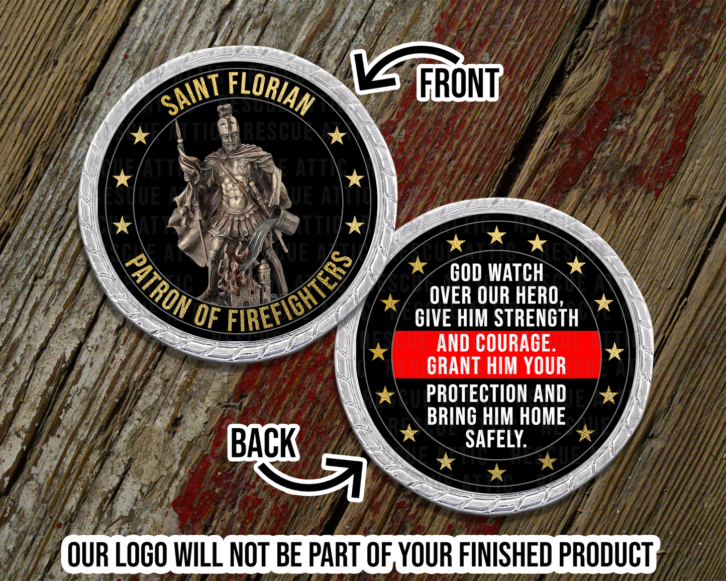 Saint Florian Challenge Coin