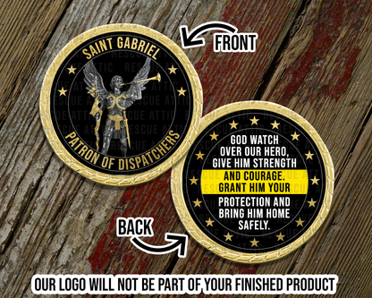 Saint Gabriel Dispatcher Challenge Coin
