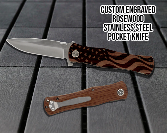 American Flag Pocket Knife