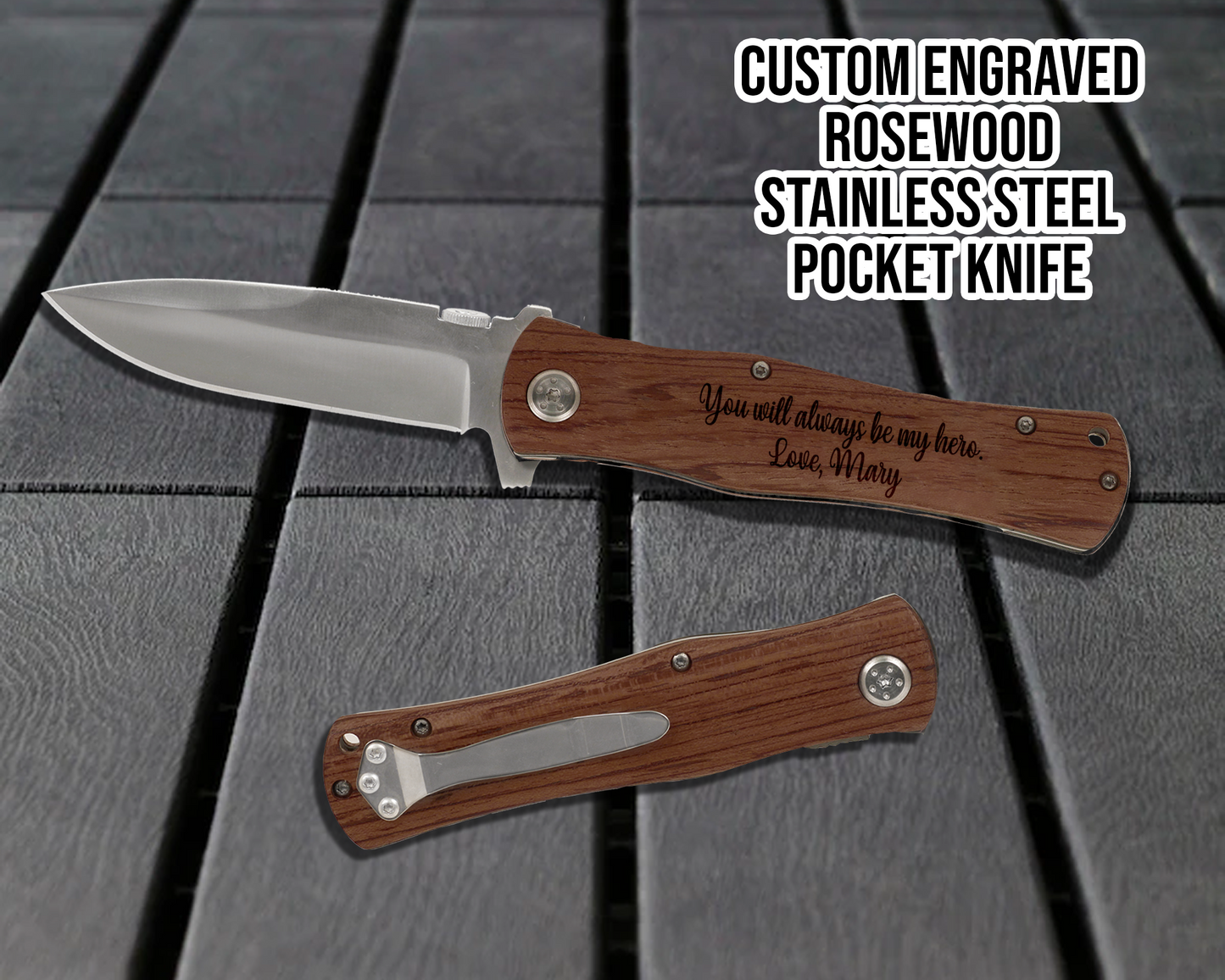 Personalized Inscription Pocket Knife
