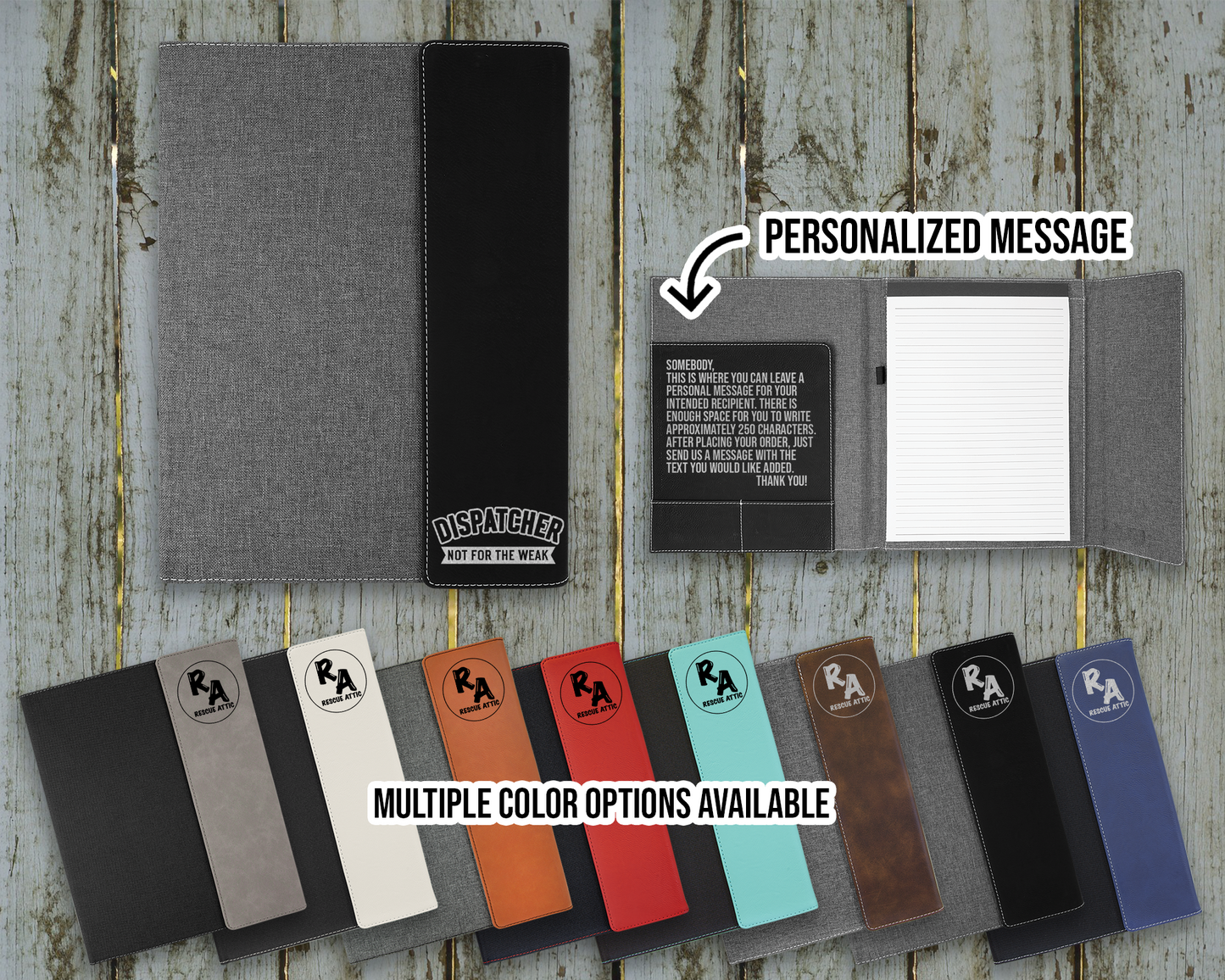 Dispatcher Not For the Weak Leatherette Portfolio