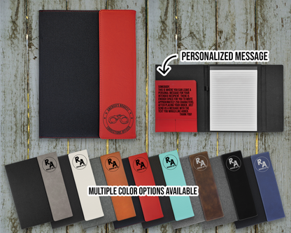 America's Bravest Corrections Officer Handcuffs Leatherette Portfolio