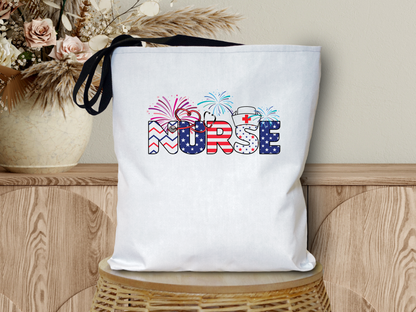 Patriotic Nurse Tote