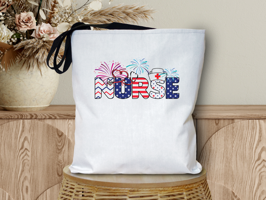 Patriotic Nurse Tote