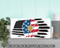 Bald Eagle American Flag Vanity Tag