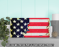 American Flag Vanity Tag