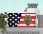 Custom Logo American Flag Vanity Tag