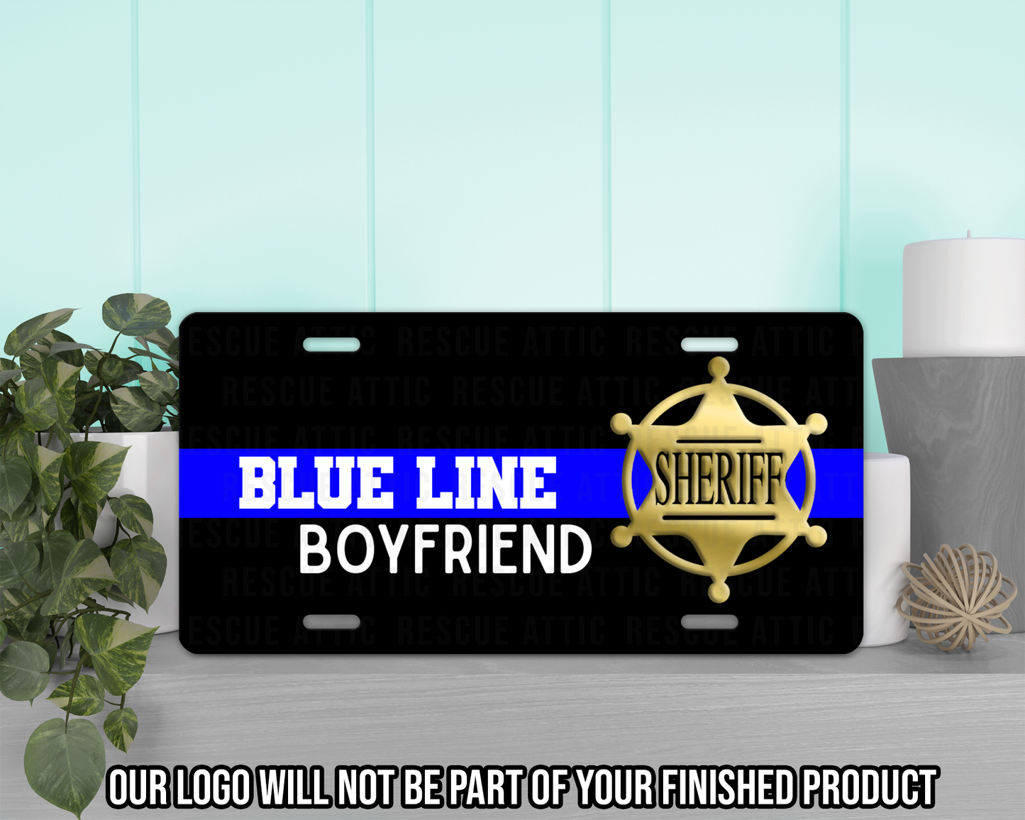 Blue Line Family Sheriff Vanity Tag
