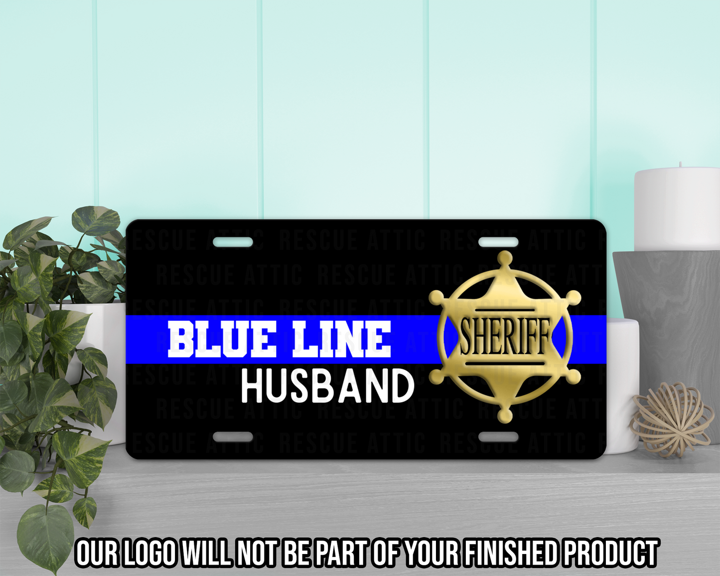 Blue Line Family Sheriff Vanity Tag