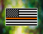 Thin Orange Line Flag