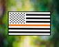 Thin Orange Line Flag
