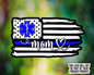 EMS Mom Thin Line Flag