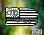 Corrections Officer Mom Thin Line Flag