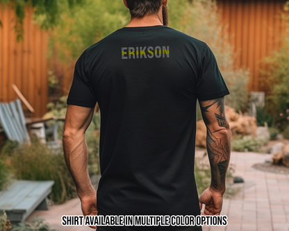 Personalized Thin Gold Line Name Shirt