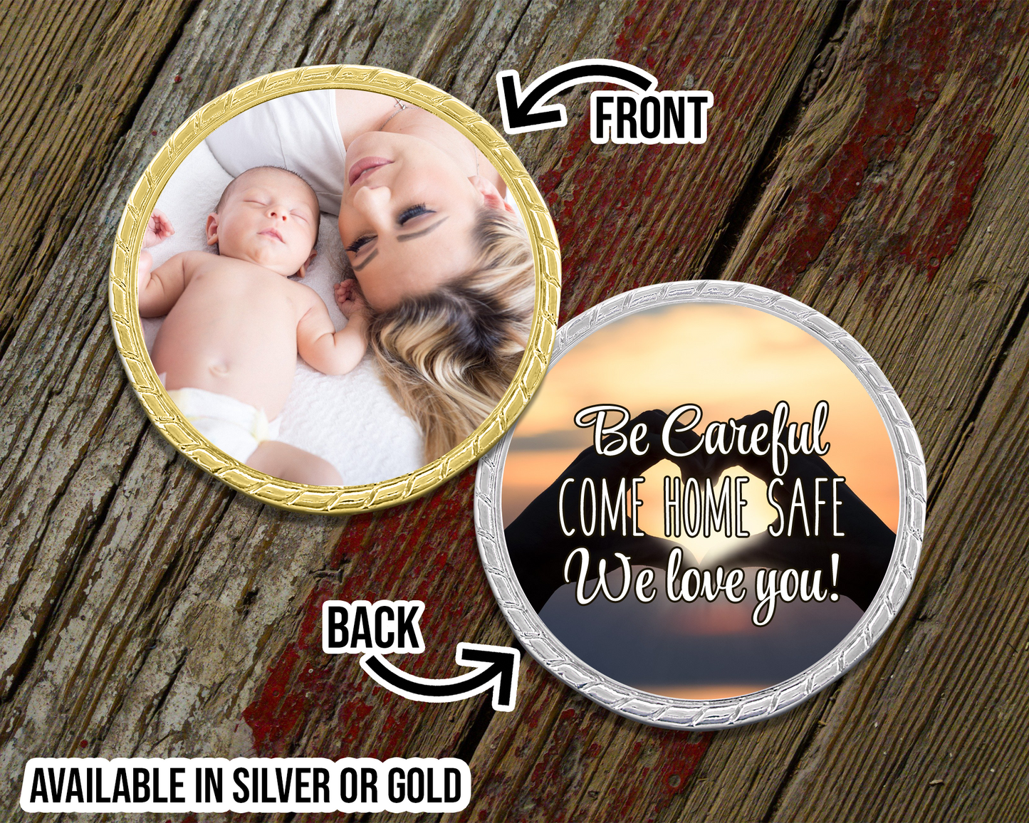 Come Home Safe Challenge Coin