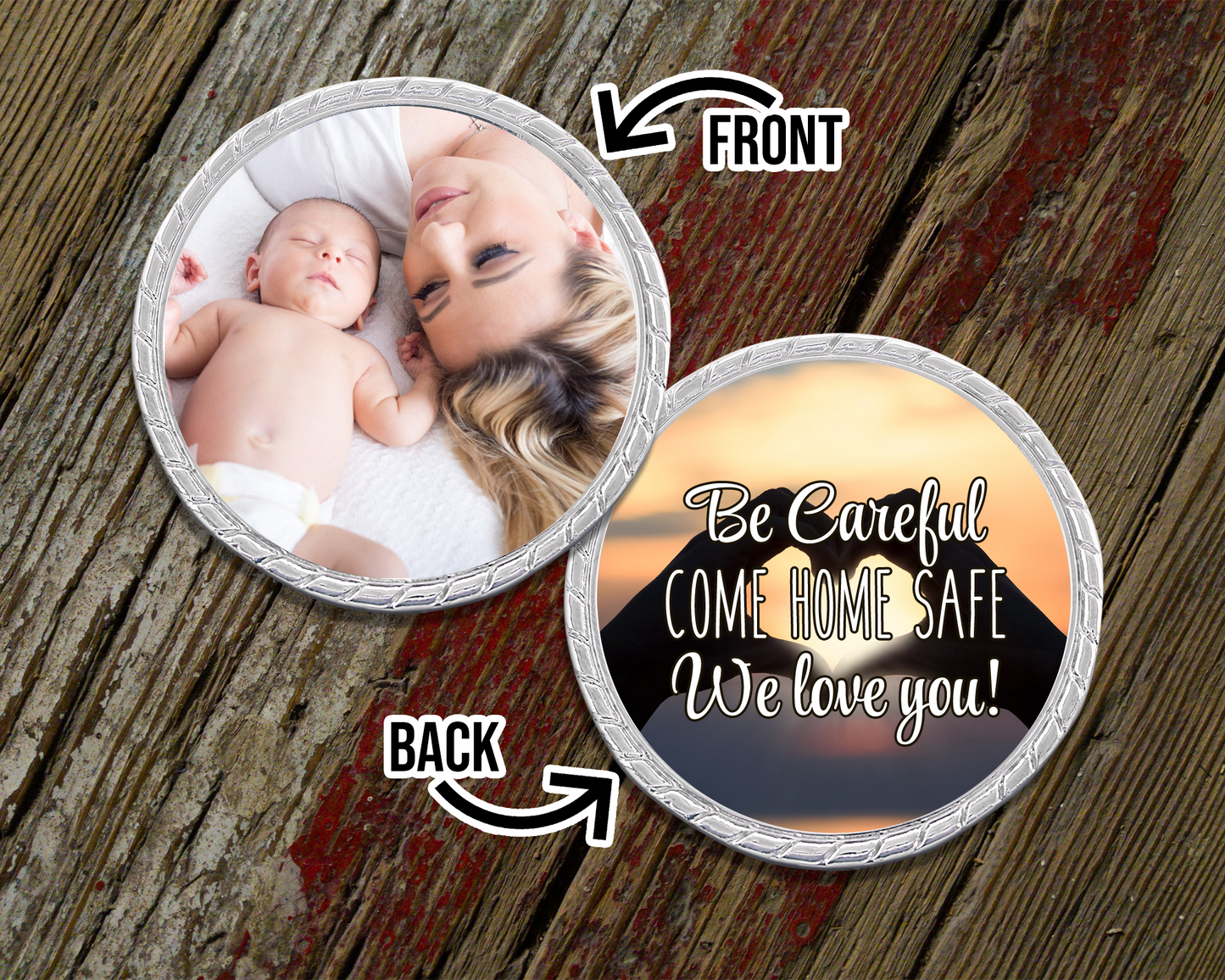 Come Home Safe Challenge Coin