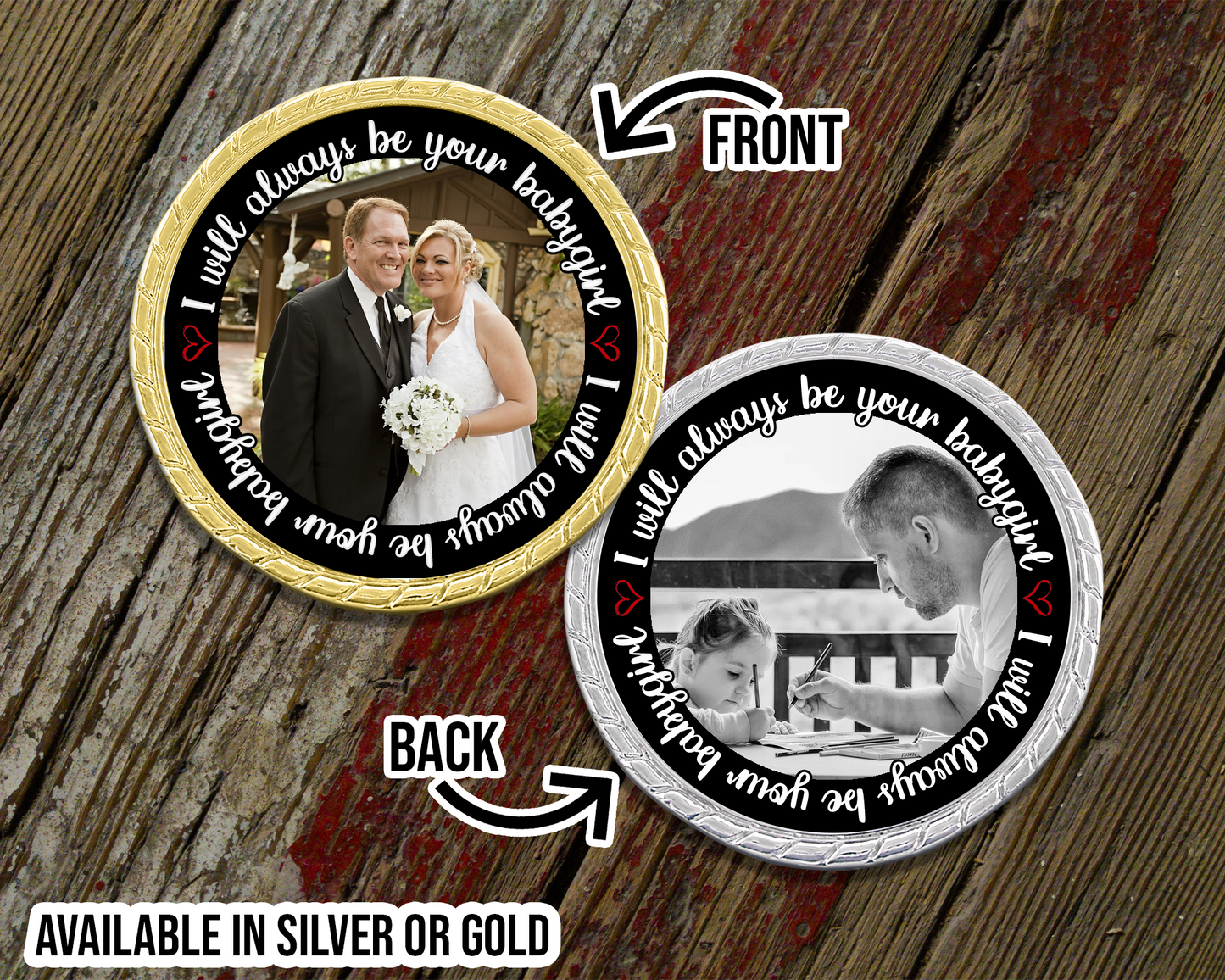 I Will Always Be Your Babygirl Challenge Coin