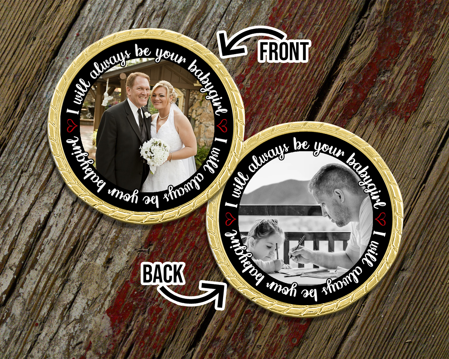 I Will Always Be Your Babygirl Challenge Coin