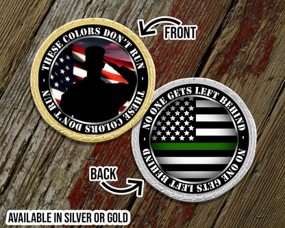 No Man Left Behind Challenge Coin